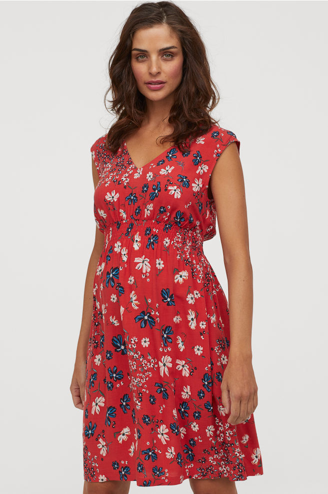 Floral V-Neck Dress