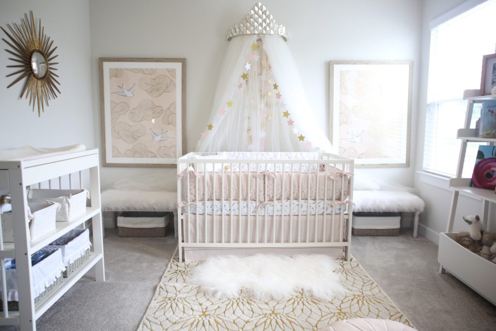 Aria's Dreamy Mixed-Metal and Blush Nursery - Project Nursery