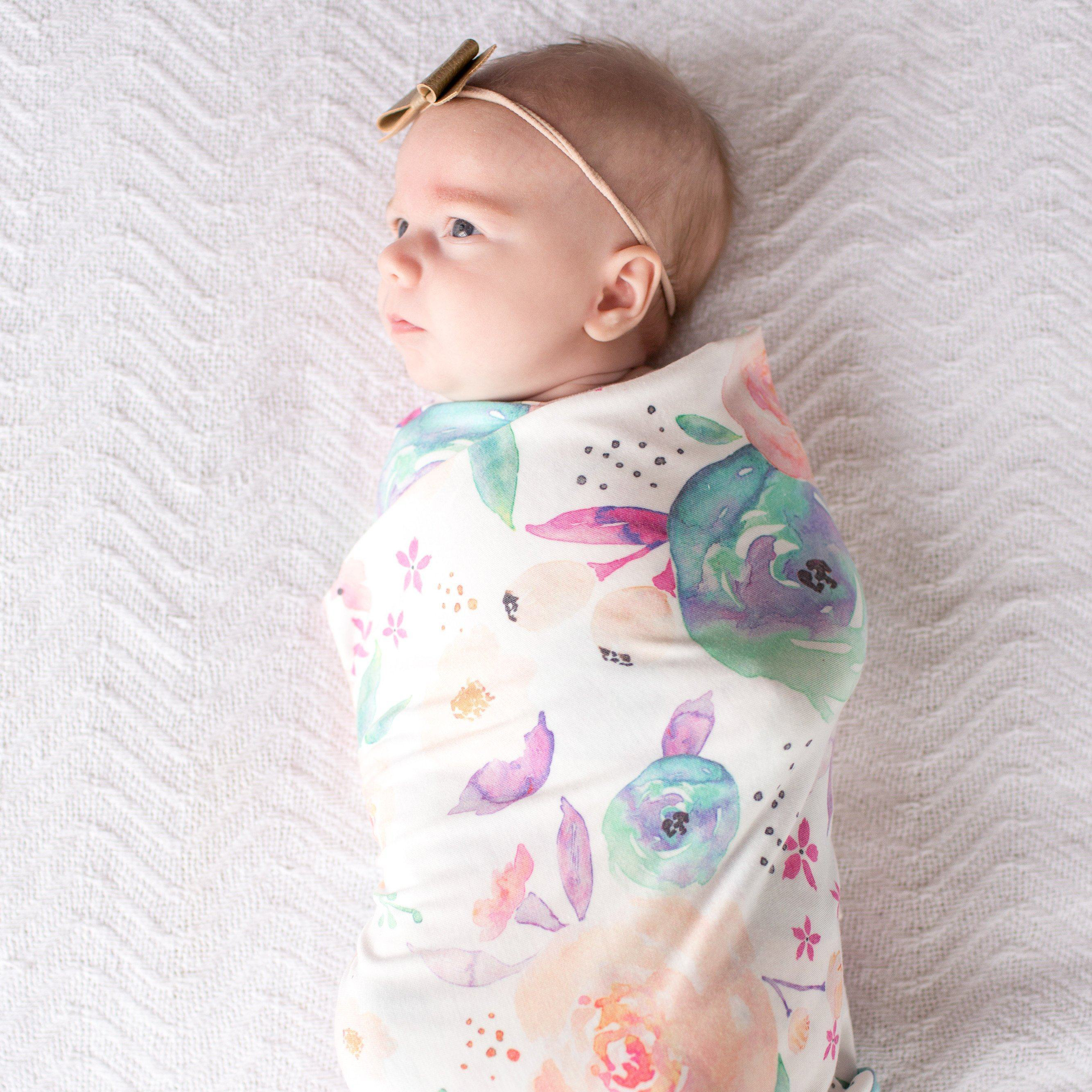 Bloom Knit Swaddle Blanket