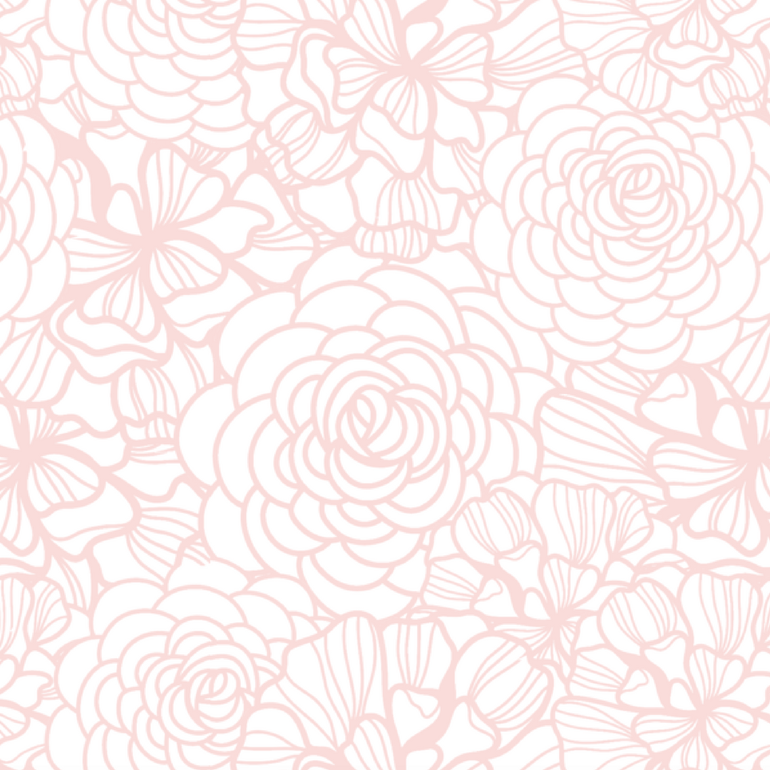 Blush Flower Self-Adhesive Wallpaper