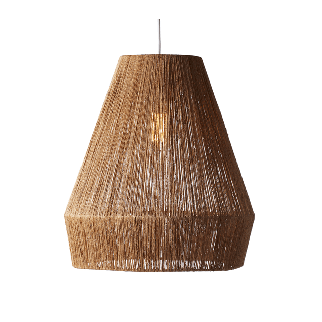 jute pendant lights