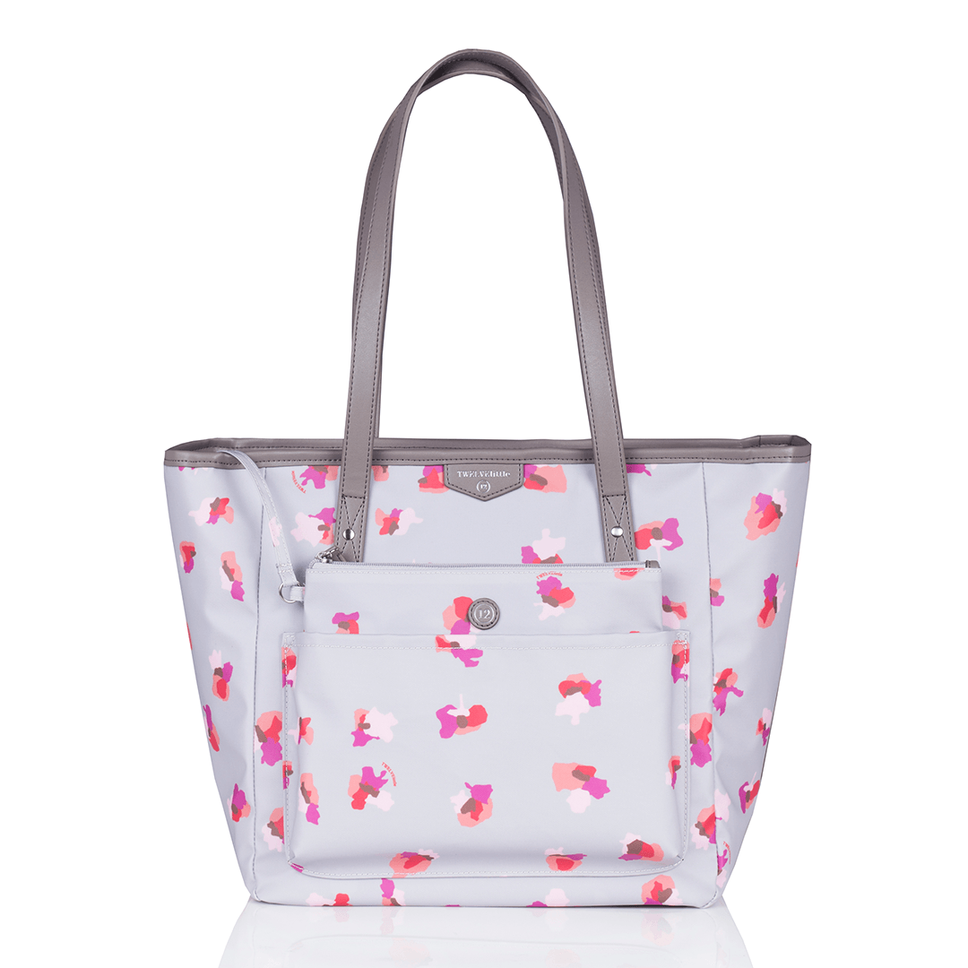 Everyday Tote Gray Floral