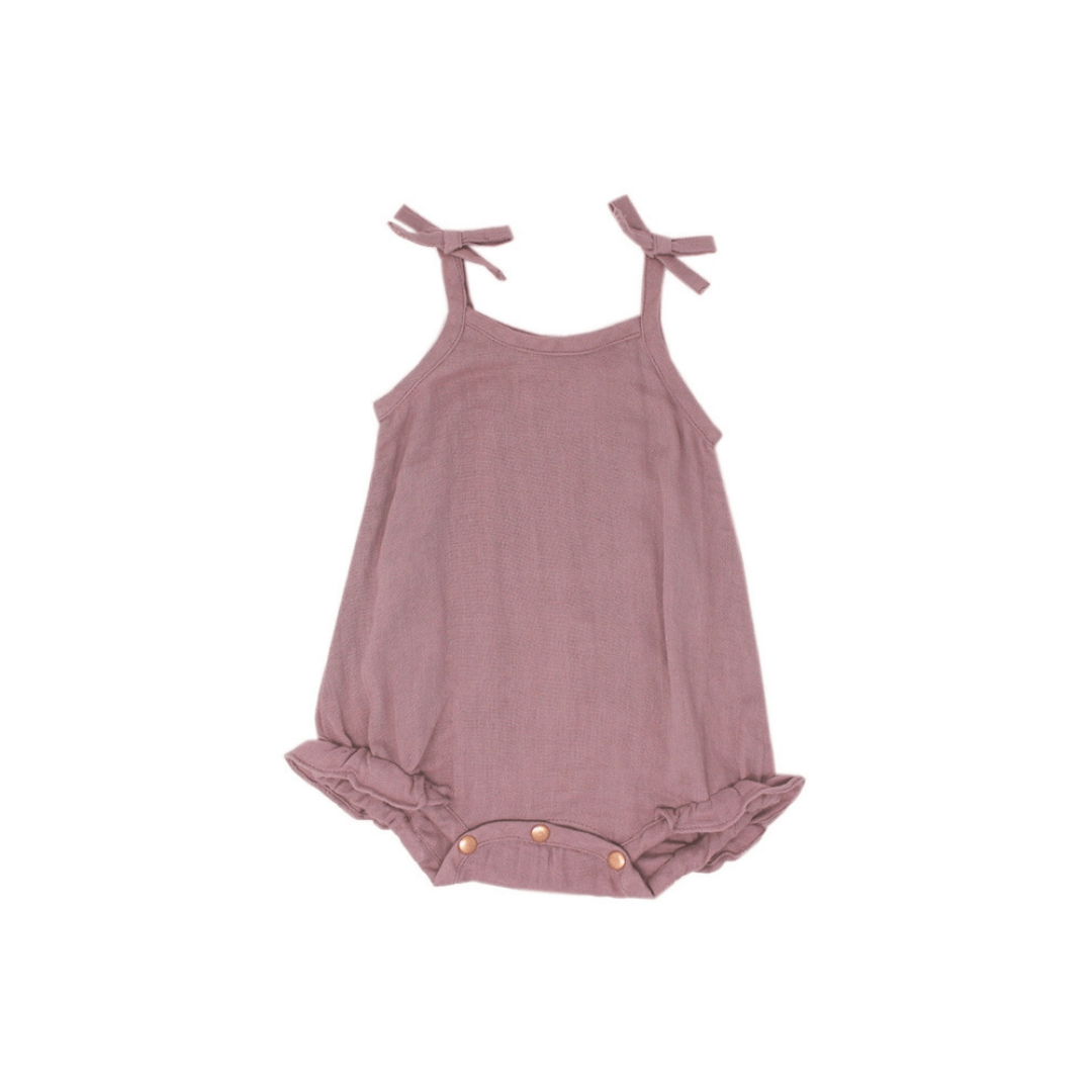 Lavender Ruffle Bodysuit