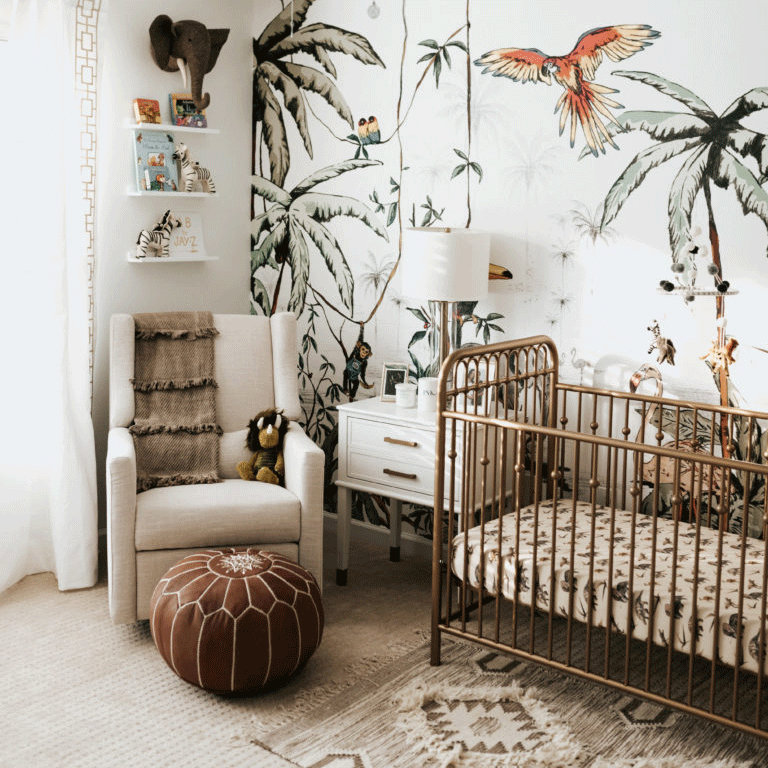 Gender Neutral Jungle Nursery