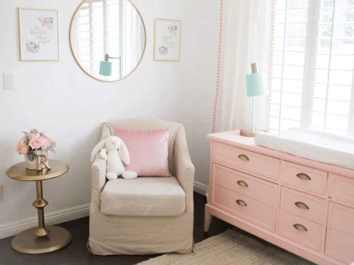 Painted Nursery Dresser