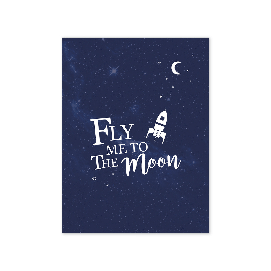 Fly Me to the Moon Art Print