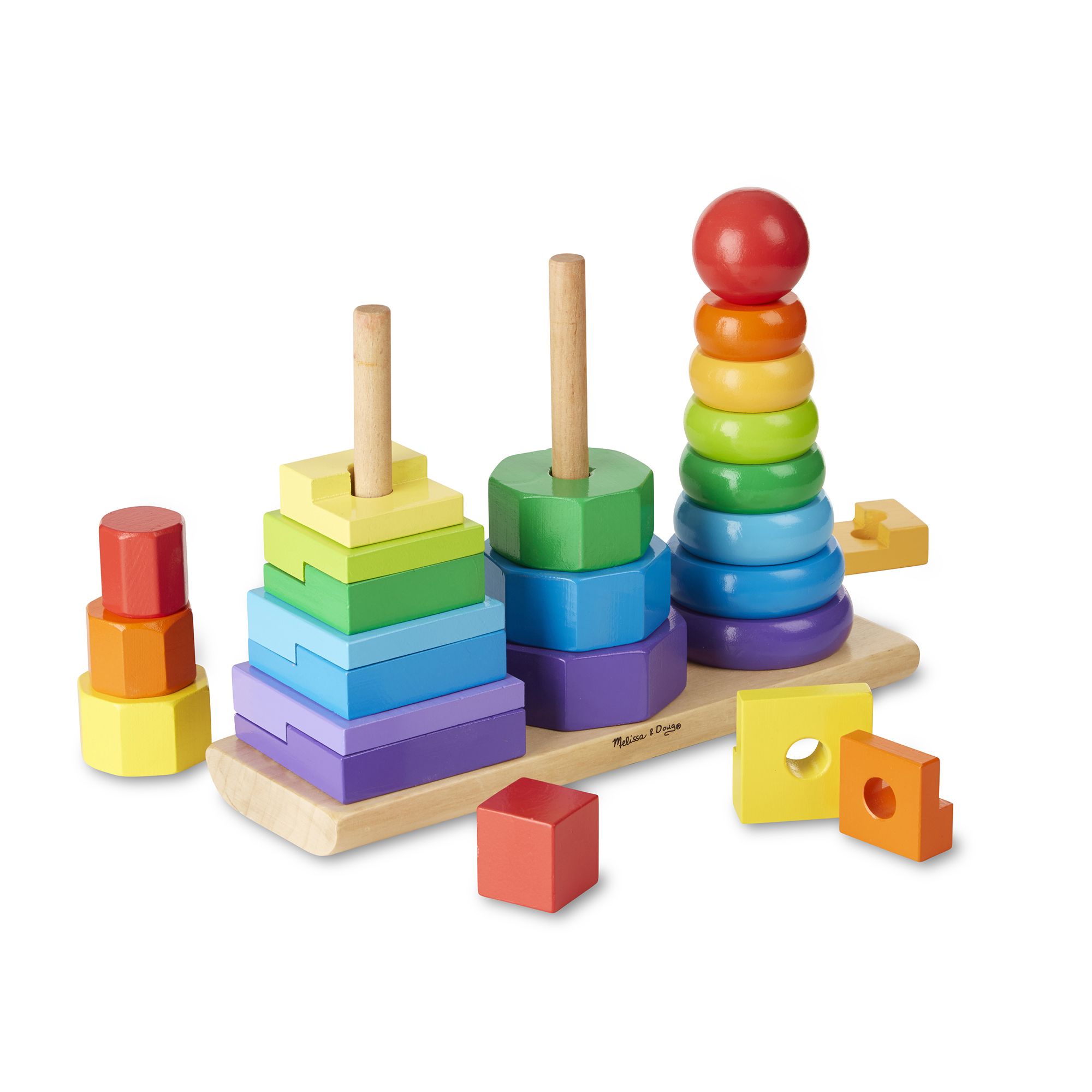 Rainbow Stacking Puzzle