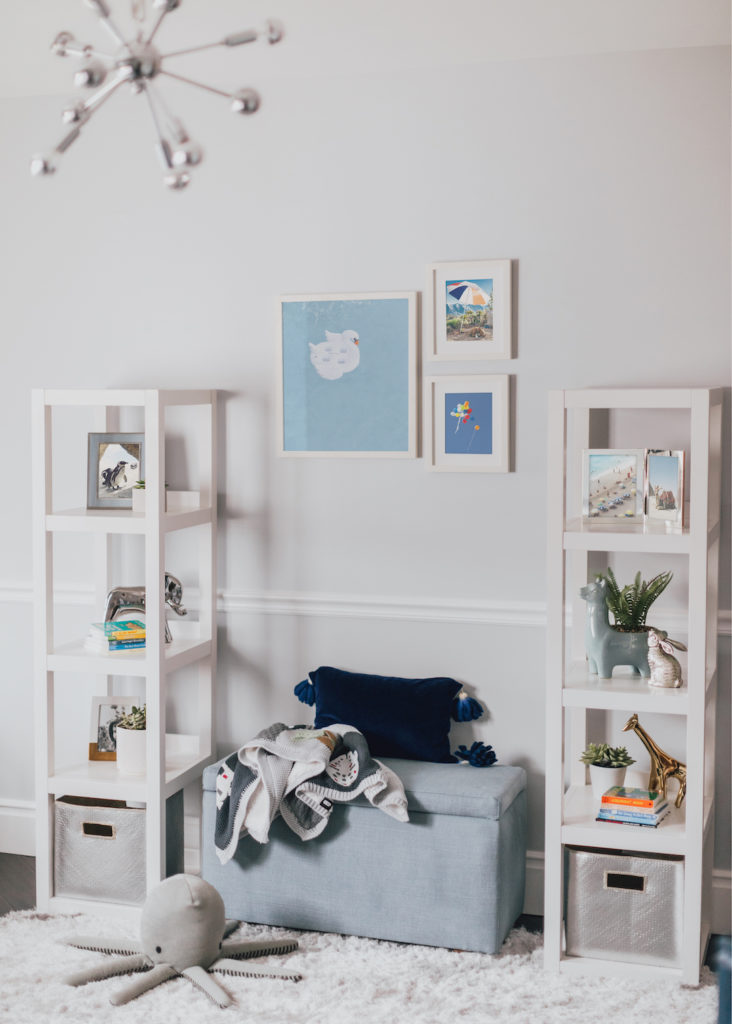 Modern Boy's Nursery by Little Crown Interiors