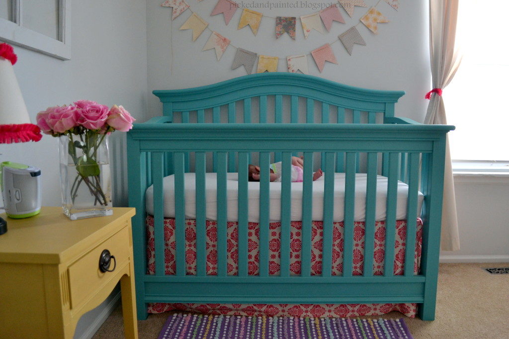 Millie's Teal and Yellow Nursery