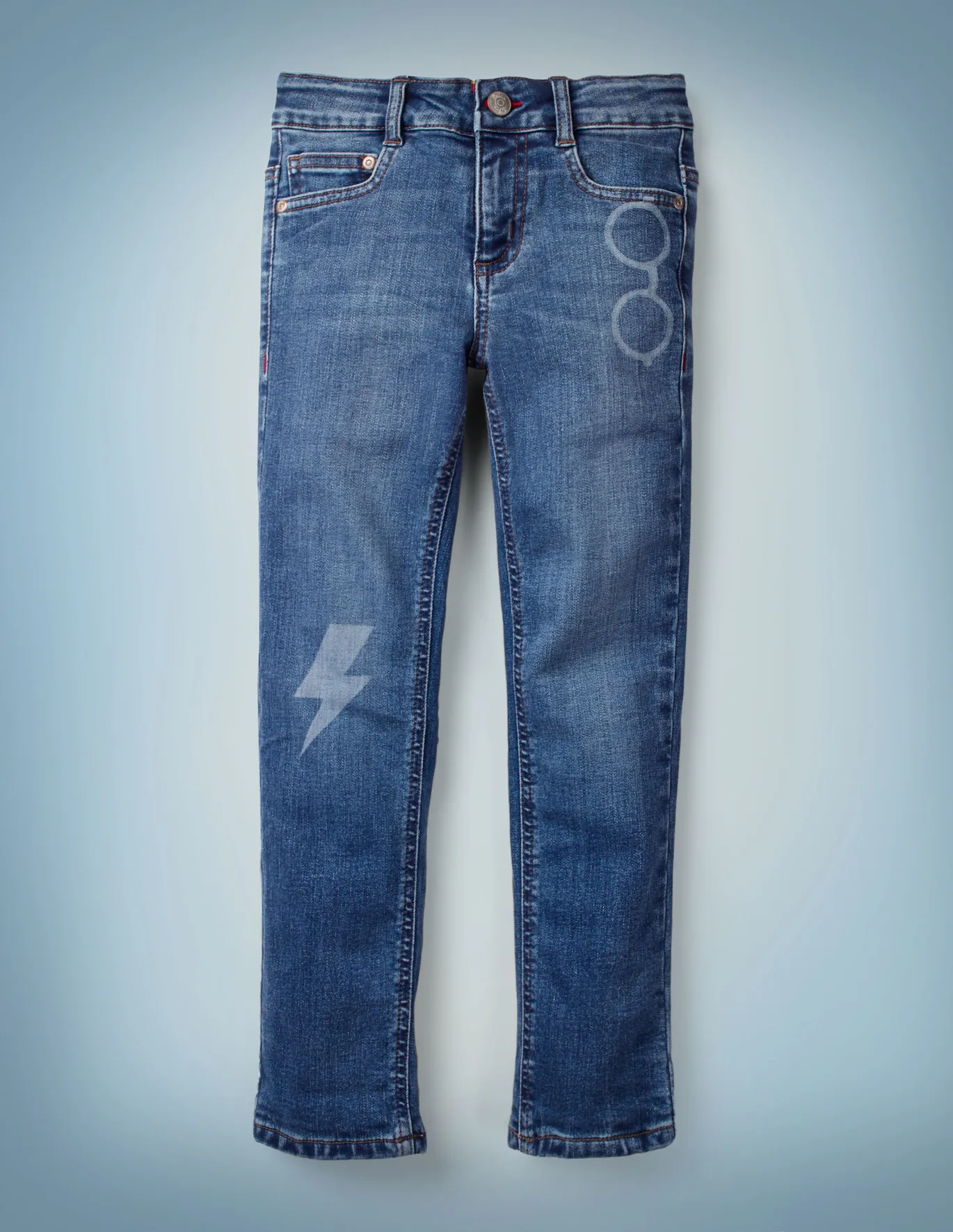 Lightning Bolt Slim Jeans