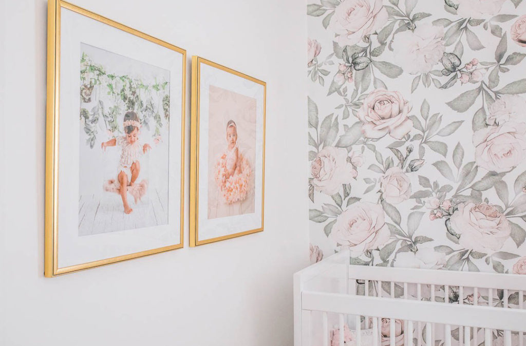 Gold Framed Nursery Prints