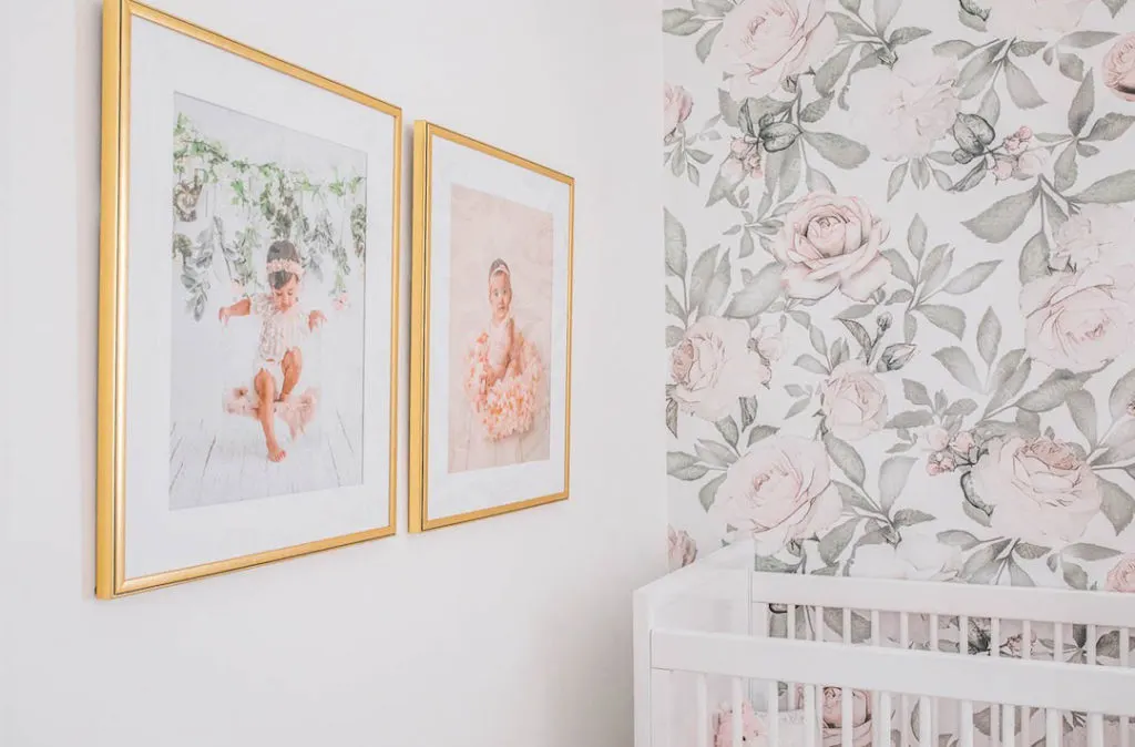 Gold Framed Nursery Prints