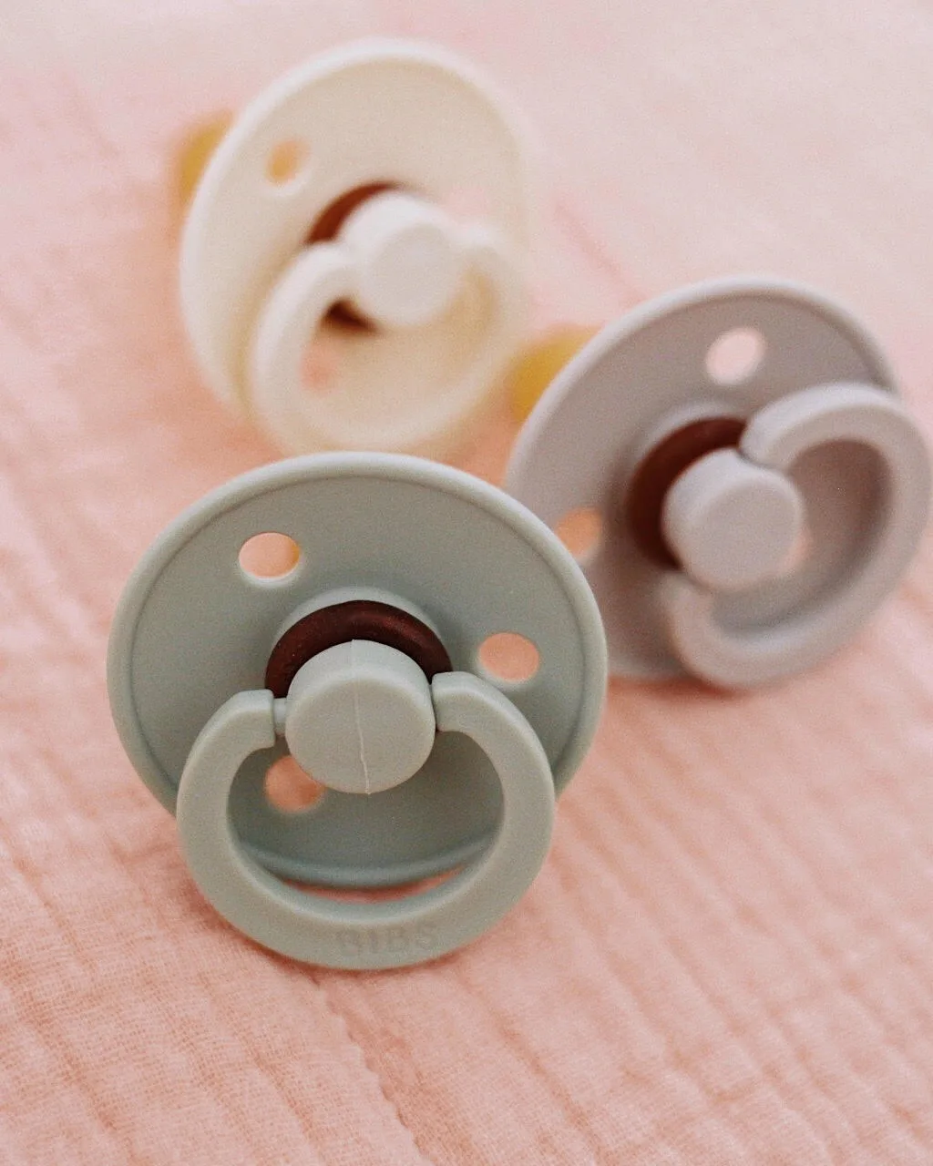 Pacifiers with Muted Color Palette