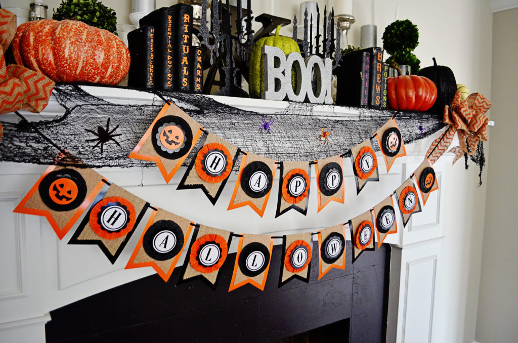 Make it Spooky: Halloween Mantel Decorations! - Project Nursery