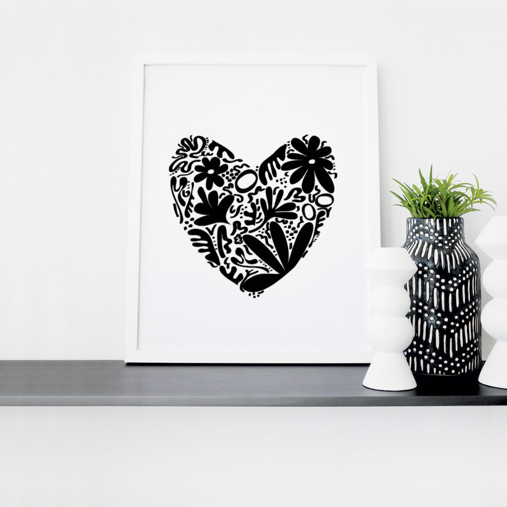 Heart Free Printable Art
