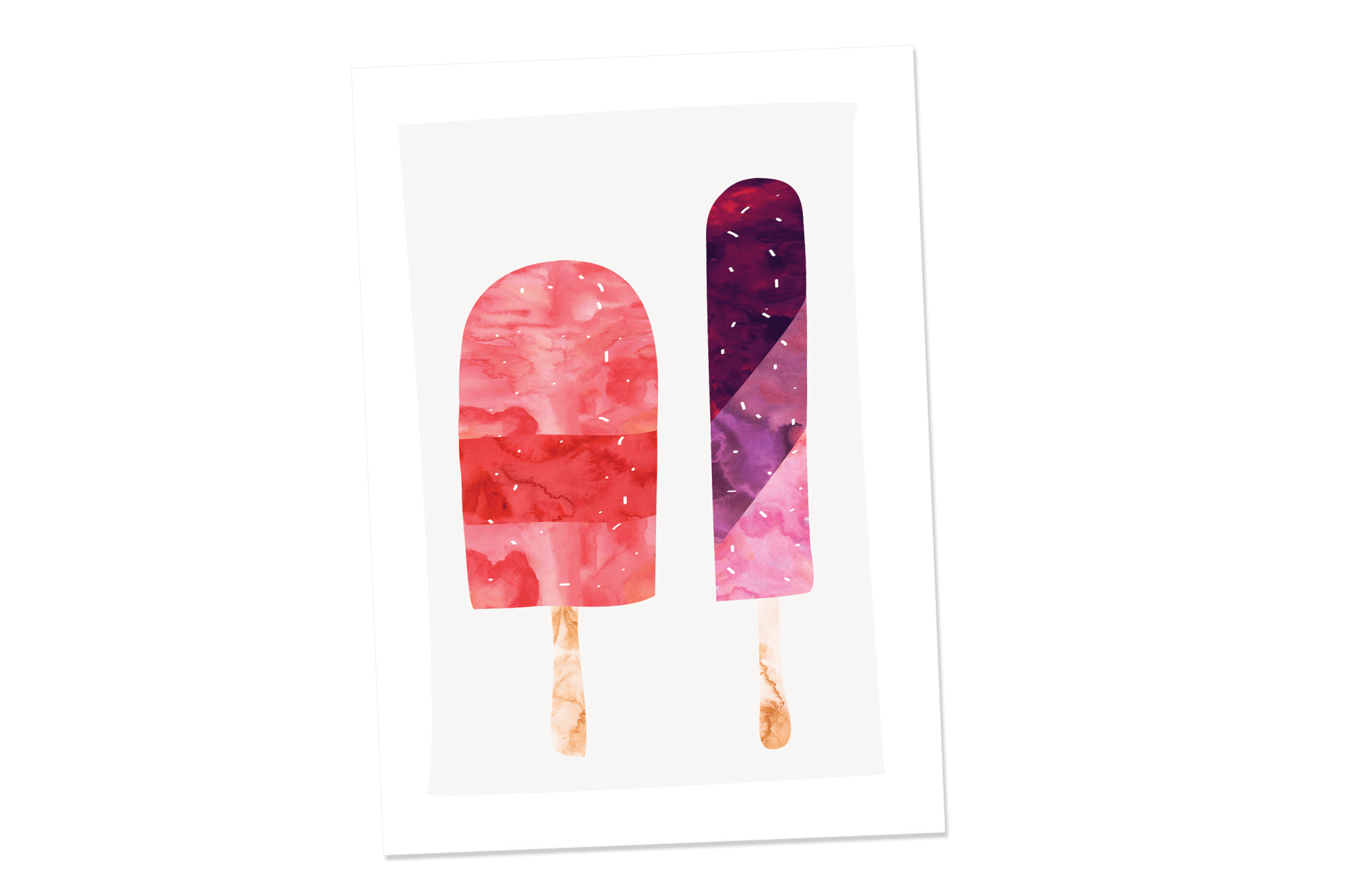 Popsicles Free Art Printable
