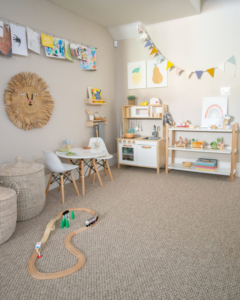 Modern Playroom with Rainbow Decals - Project Nursery