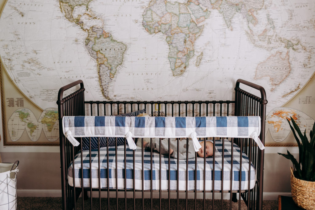 hunter green crib bedding