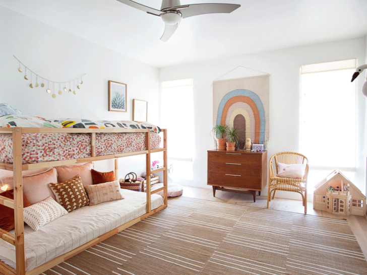 Earthy Boho Girls Room