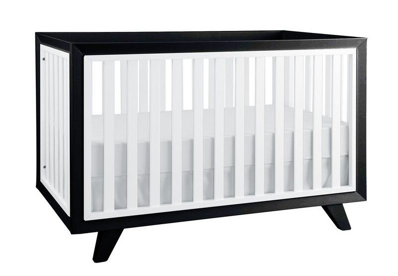 black crib nursery ideas