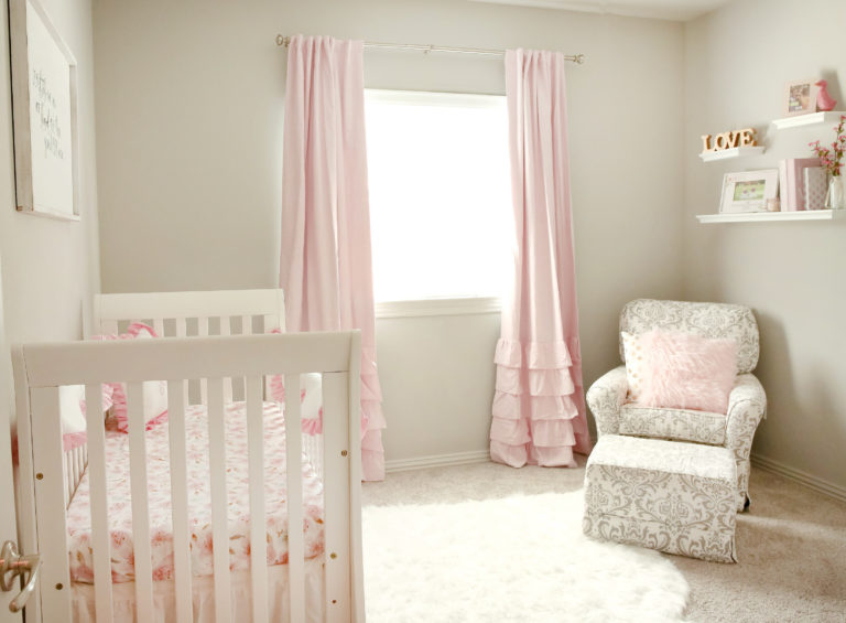 A Pink and Gray Nursery for Lexi - Project Nursery