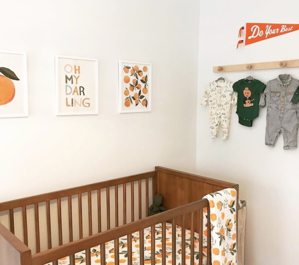 animal themed baby room