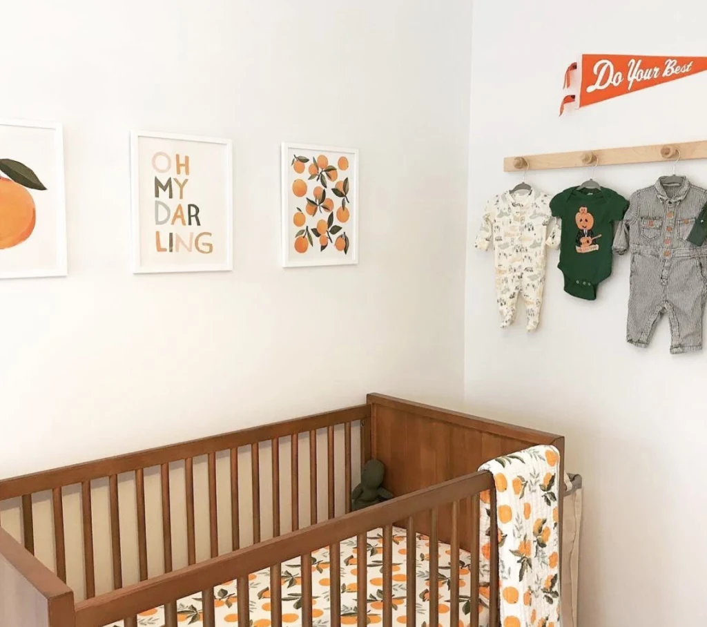 Clementine Themed Boy Nursery
Design by @meghanhargrave
2020 Nursery Trends: Citrus Punch