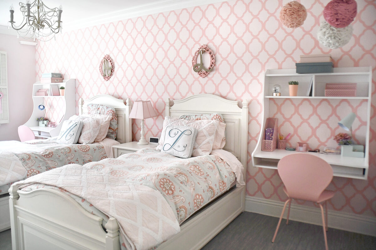 Shared Girls Room that Maximizes the Small Space - Project Nursery