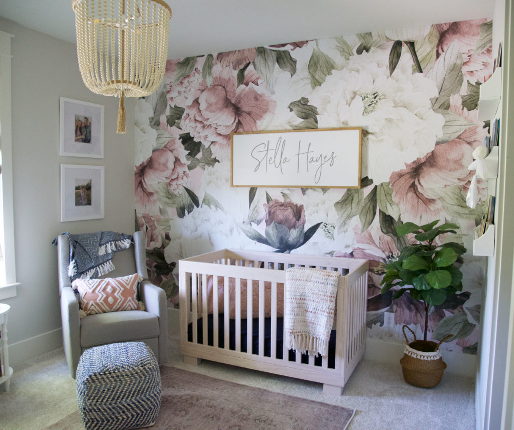 Modern Floral Nursery for Baby Girl - Project Nursery