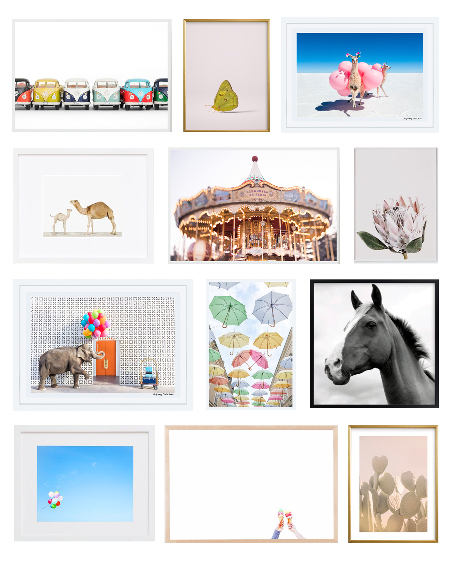 Favorite Photograph Prints for Nursery and Children's Room Art