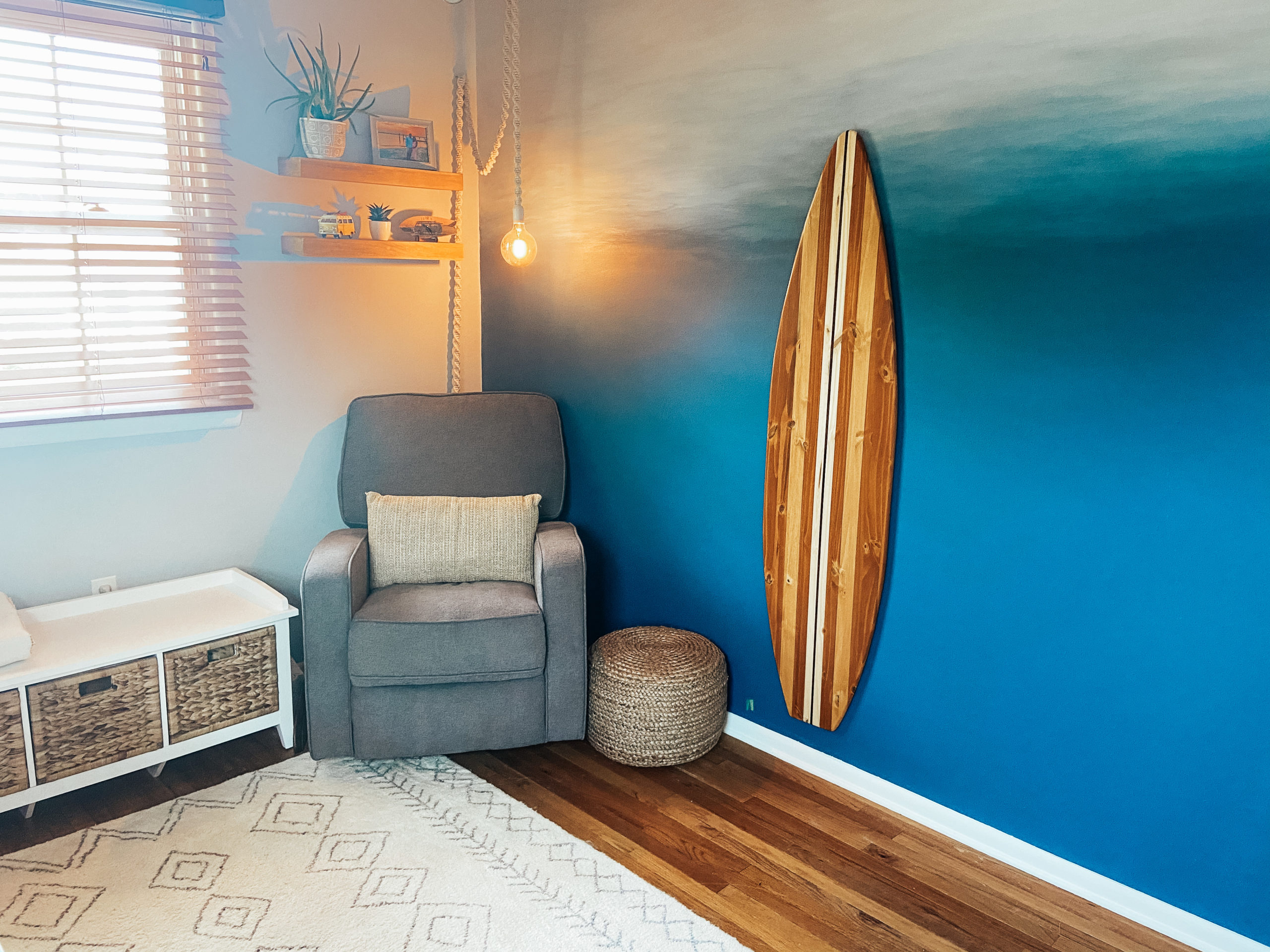 surfing nursery theme