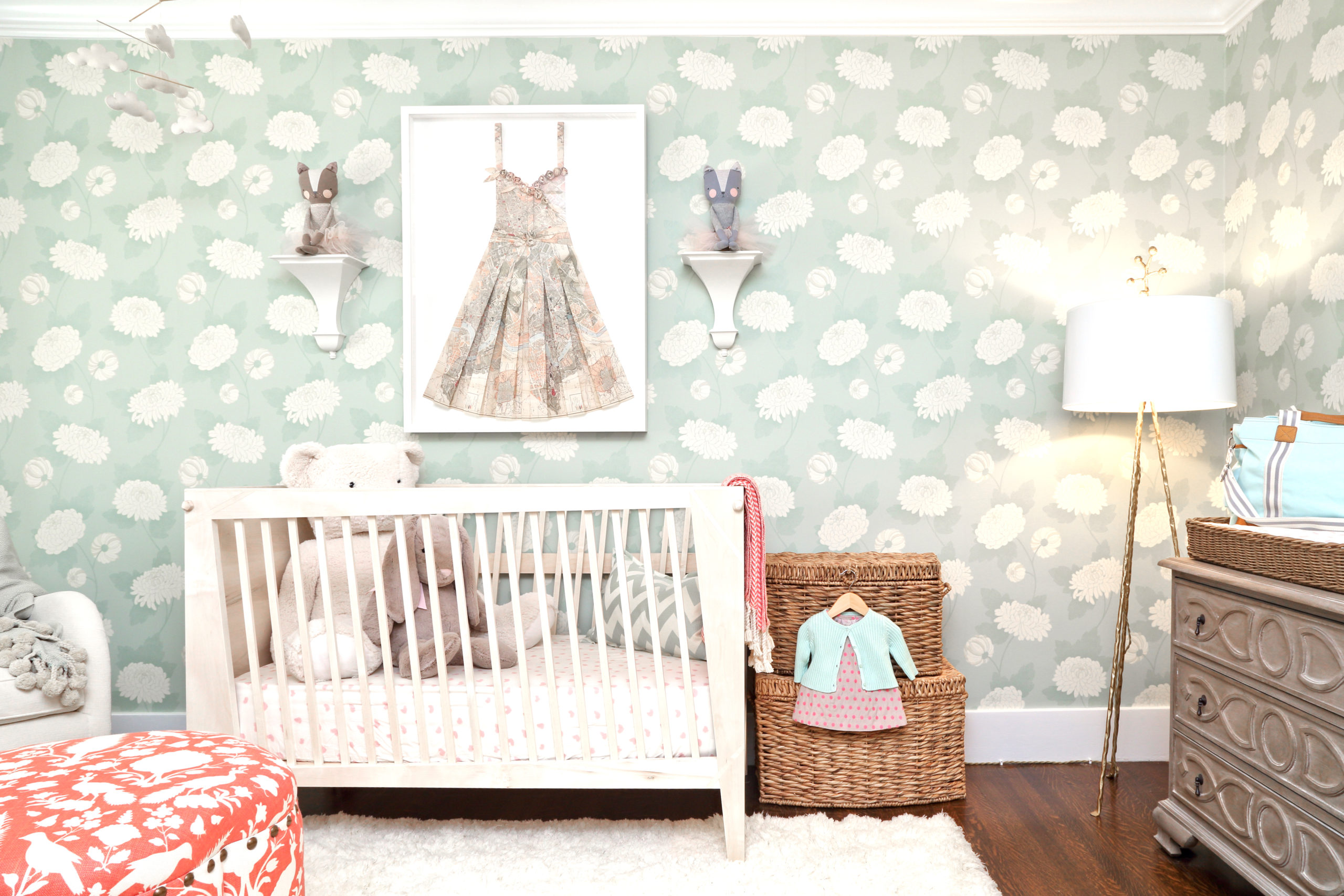 Whimsical and Traditional Girls Nursery Design