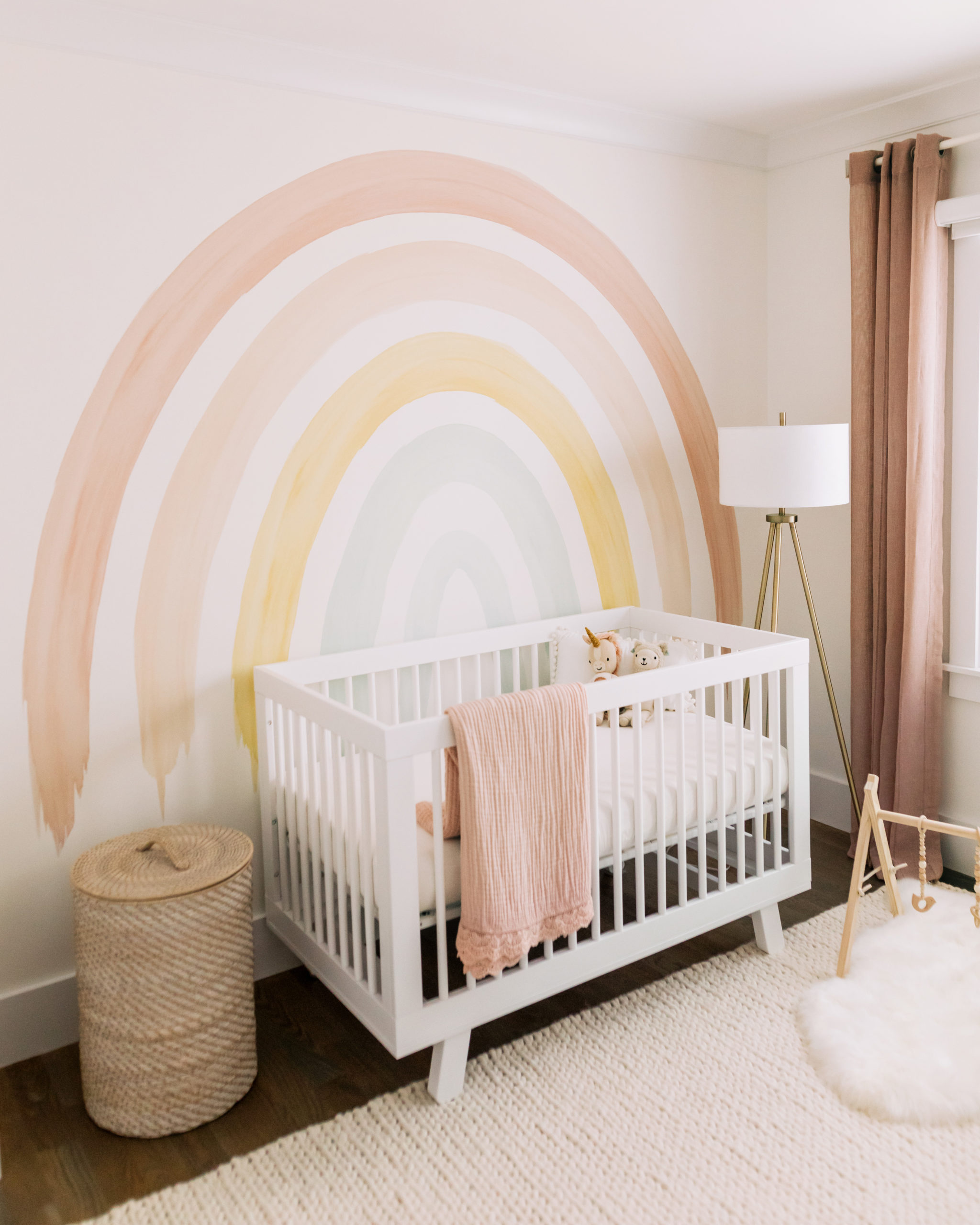 Rainbow cheap baby room