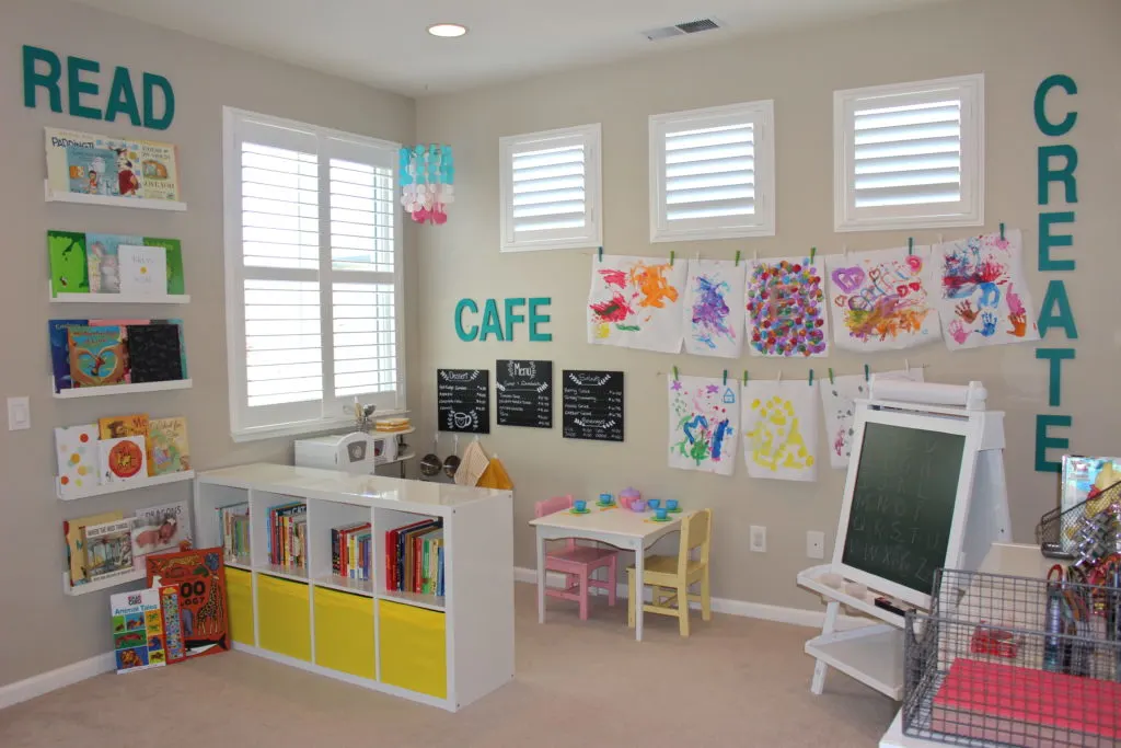 Preschool Inspired Playroom