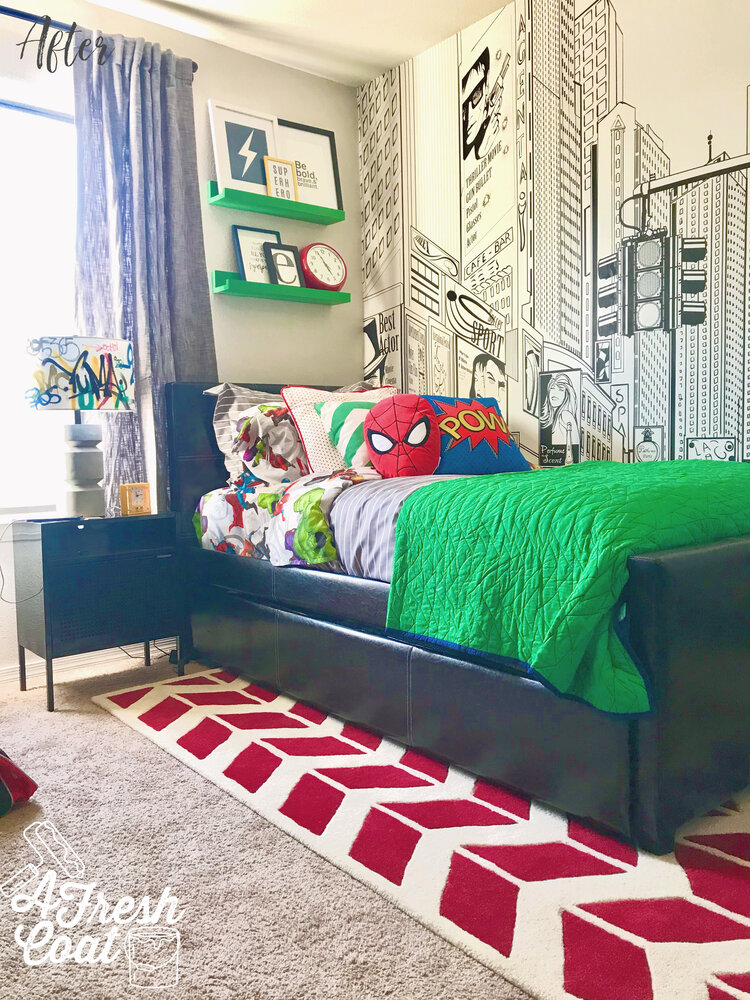 Modern Marvel Boy's Room - Project Nursery