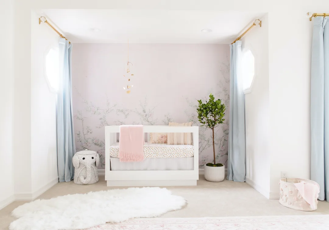 Pink & Blue Nursery by Little Crown Interiors