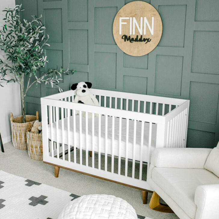 Acrylic and Metallic Nursery Modern Kids Storage