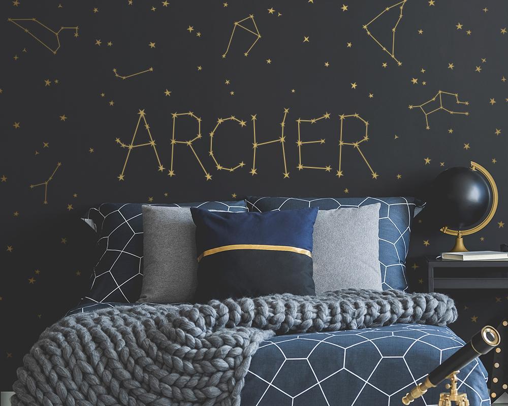 Personalized Constellation Wall Decal + Zodiac Constellation Decals