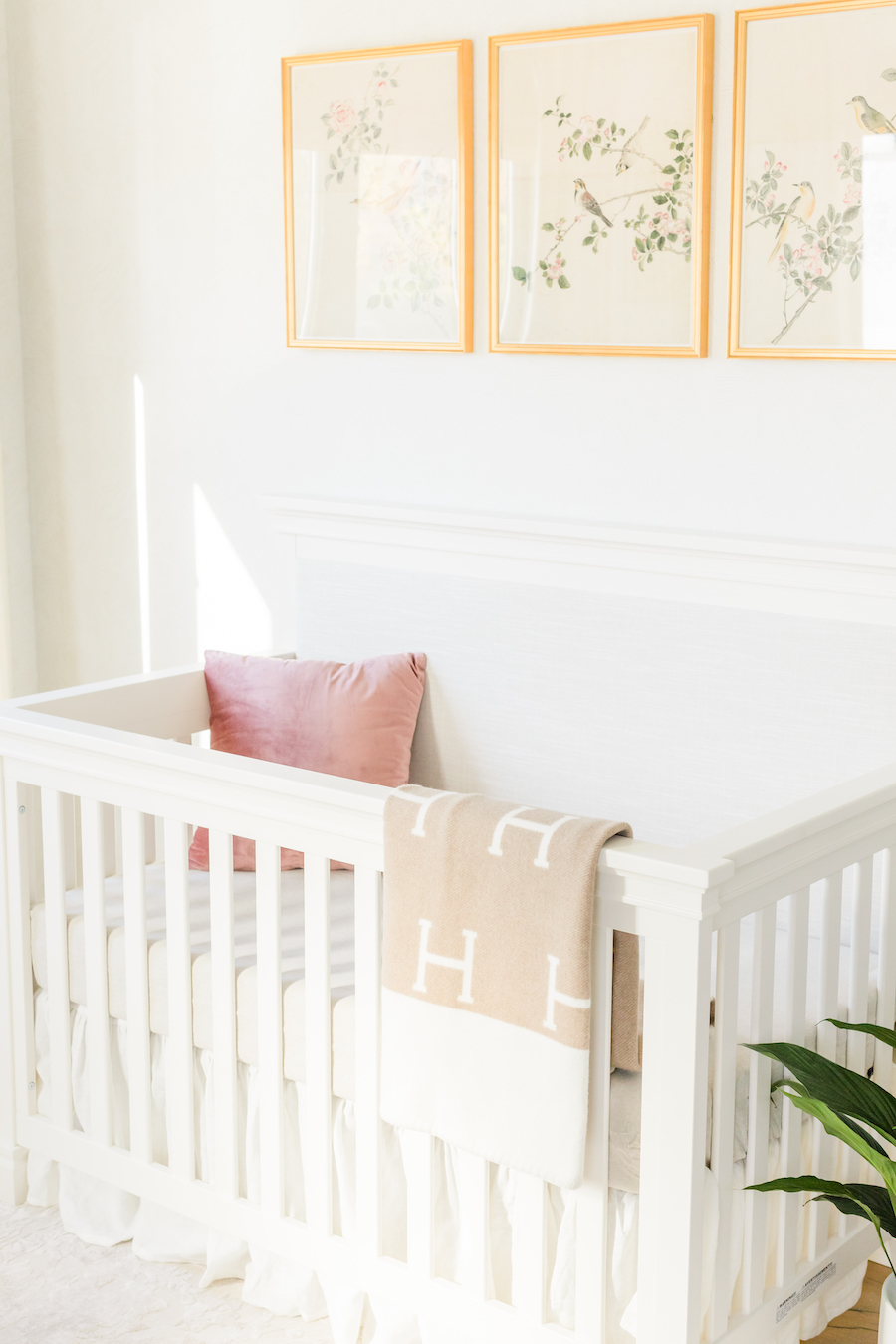 Neutral Nursery with Gold Accents