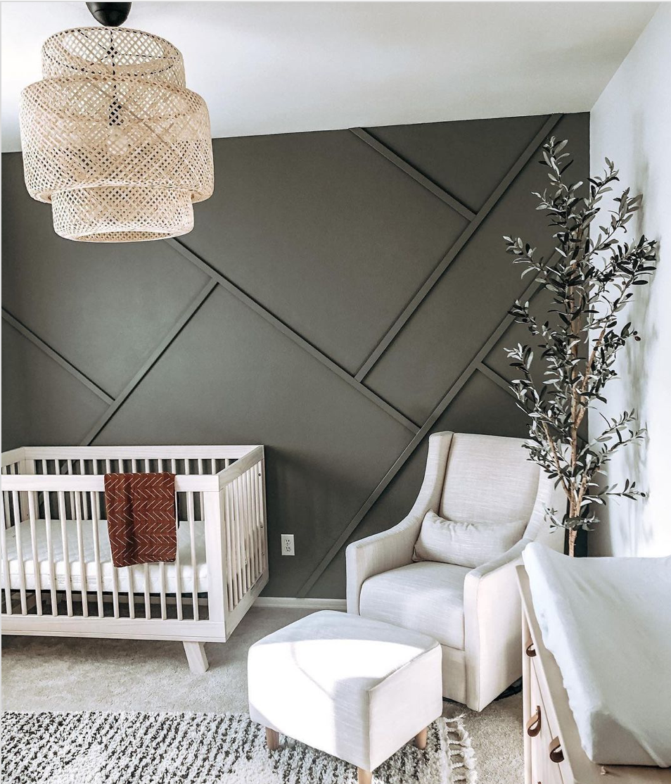 Wood Accent Walls Trend - Nursery by @home.and.ro