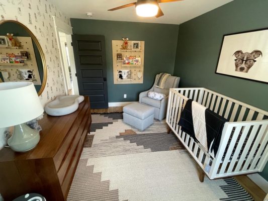 Modern Moody Dog Themed Nursery - Project Nursery