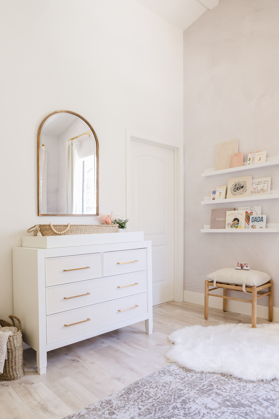 Neutral Nursery Design by Little Crown Interiors