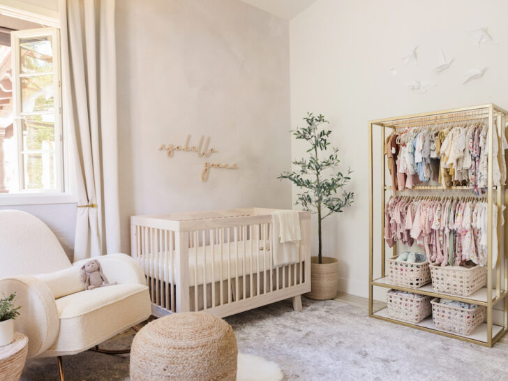 Neutral Nursery Design by Little Crown Interiors