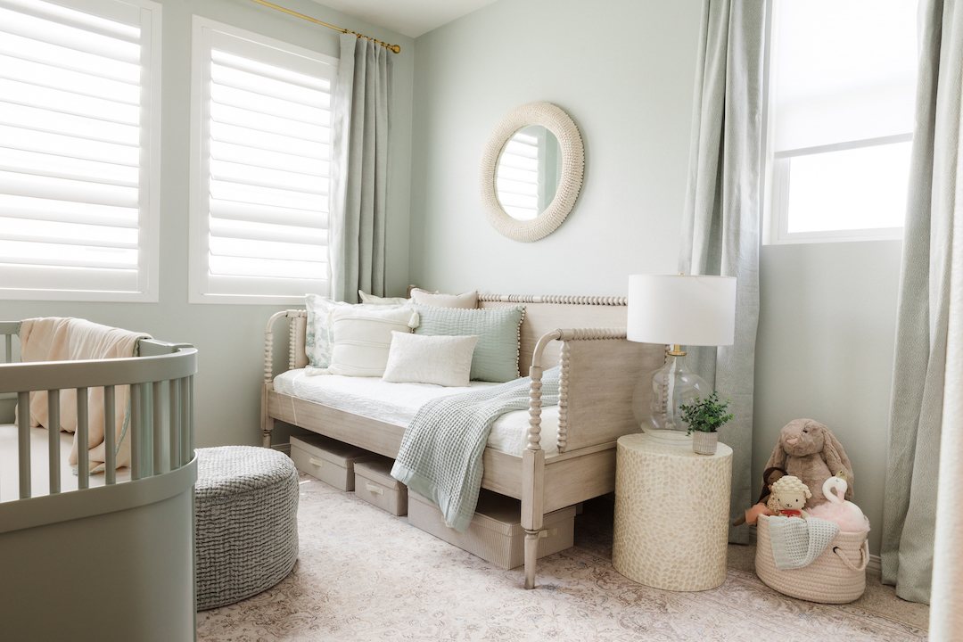 Daybed in Southern Inspired Girls Nursery
