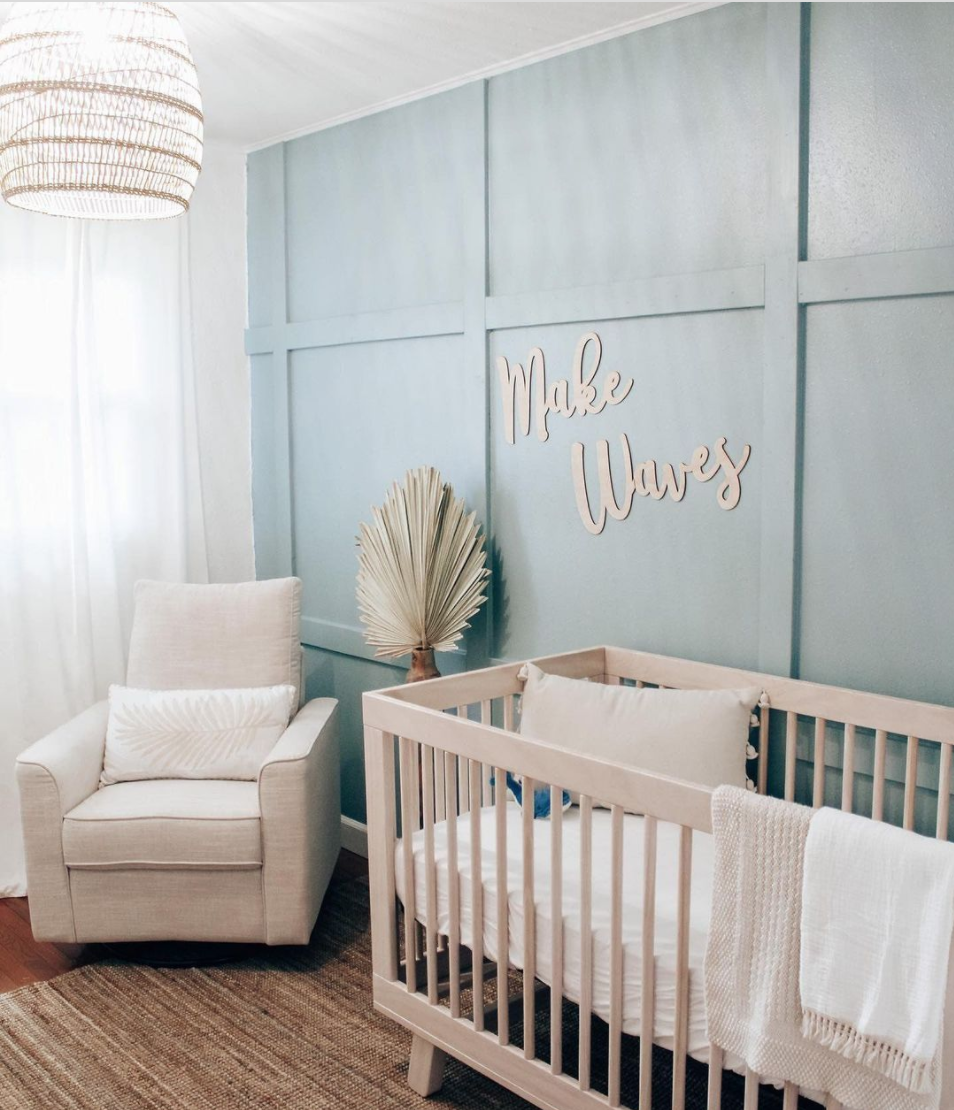 2022 Nursery Trends Blue Nursery by @trendykenziee