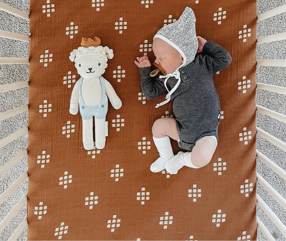 Chestnut Textiles Muslin Crib Sheet