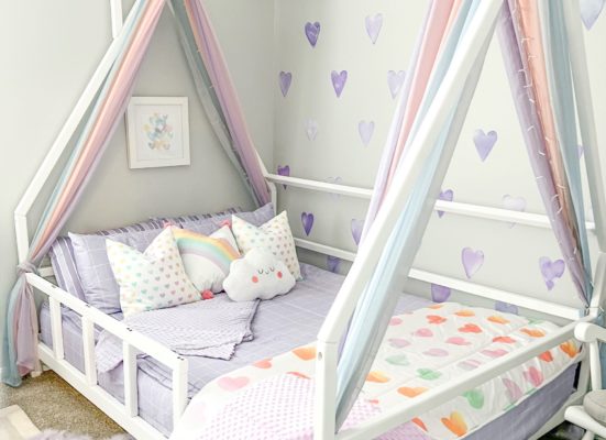 Purple Heart Decals Bedroom