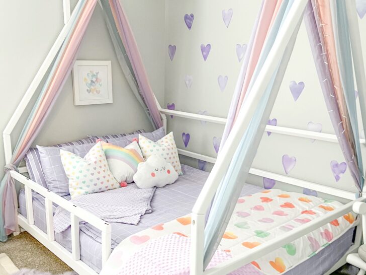 Purple Heart Decals Bedroom