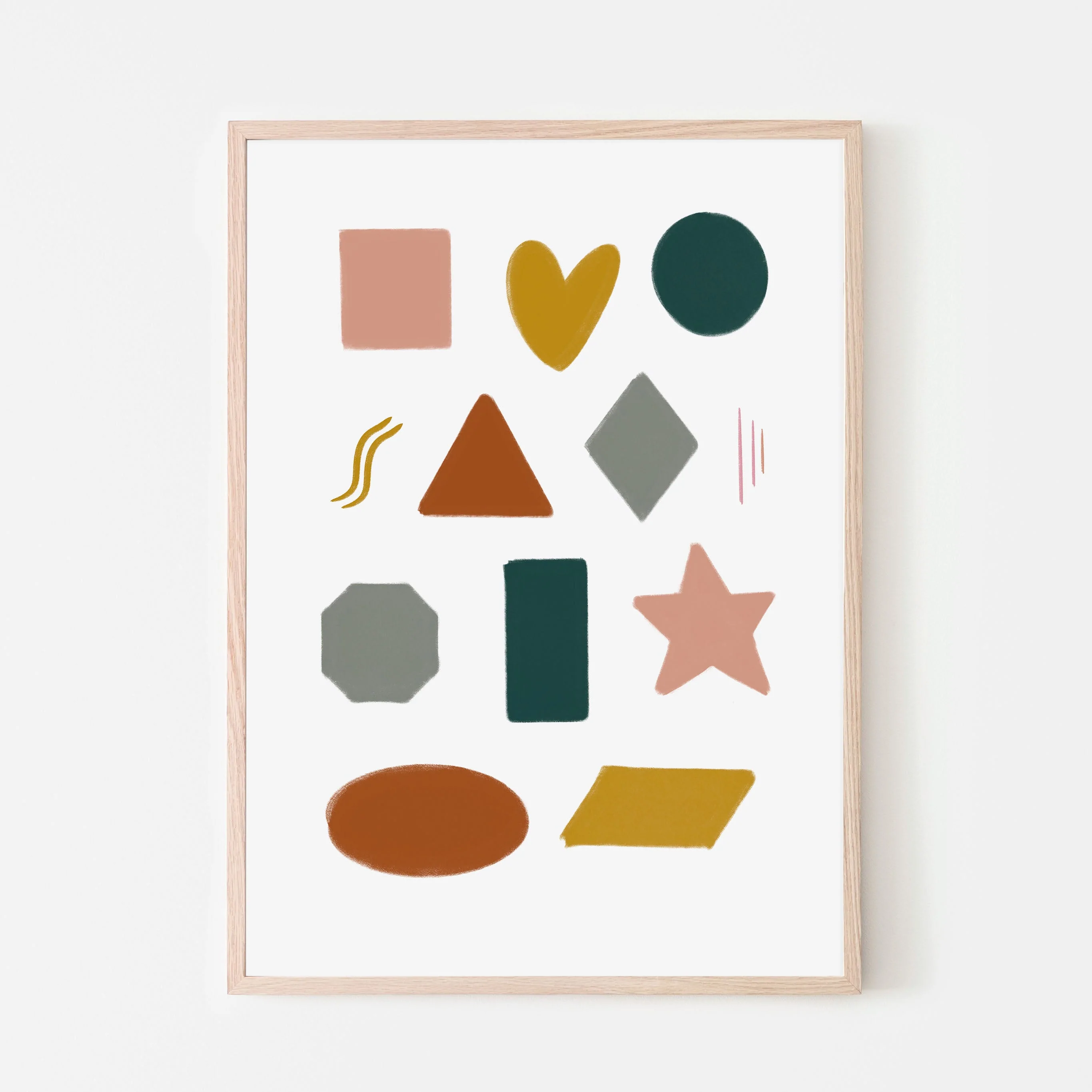 Learning Shapes Art Print