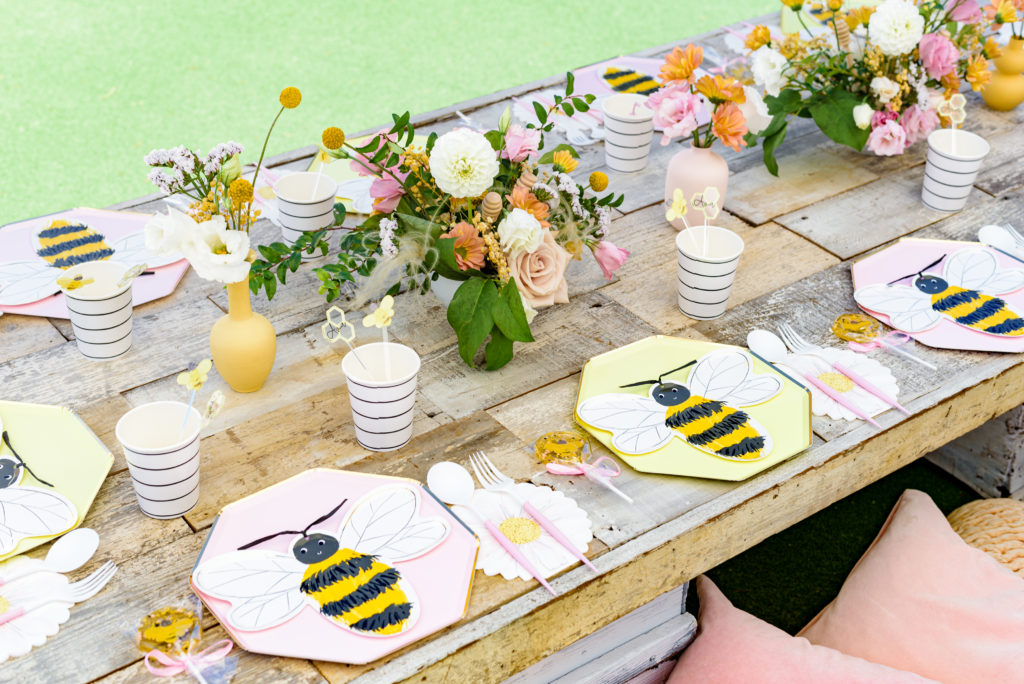 Bee Themed Party  Beehive Tablescape Inspiration